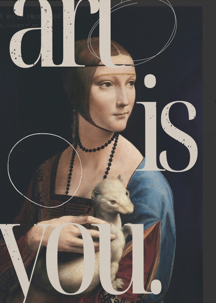 Wall art Art is you.-Canvas Print-DECOROLALA