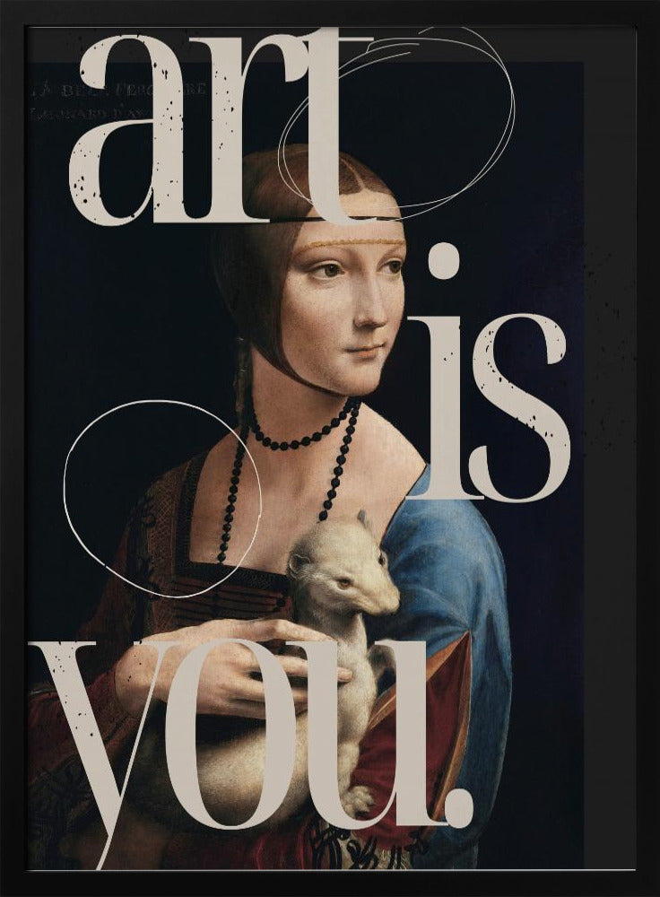 Wall art Art is you.-Canvas Print-DECOROLALA