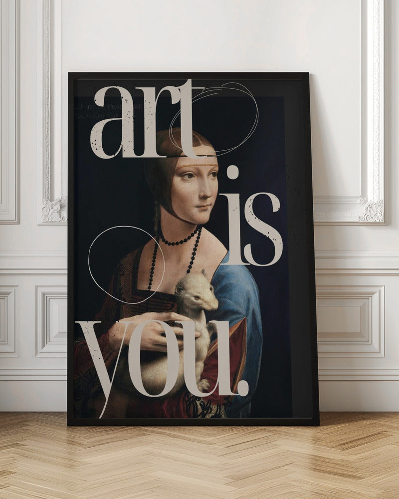 Wall art Art is you.-Canvas Print-DECOROLALA