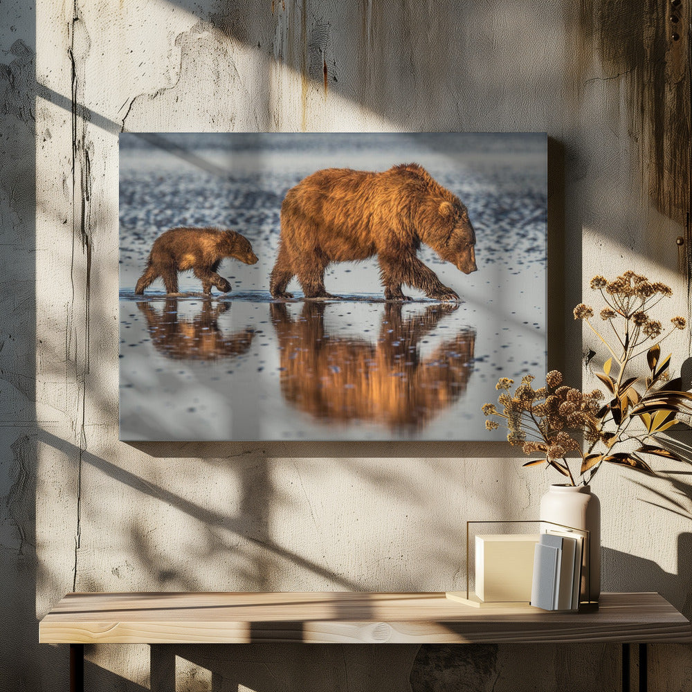 Wall art Beauty and the beast-Canvas Print-DECOROLALA