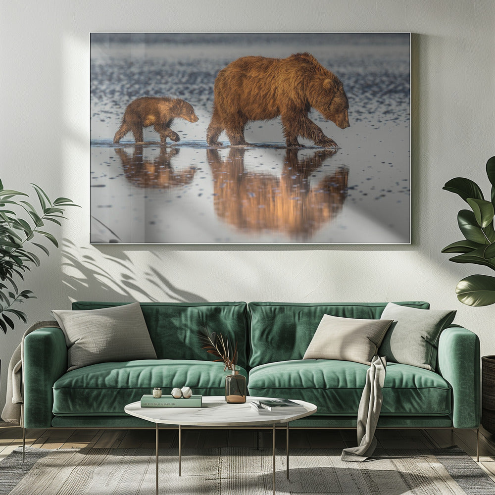 Wall art Beauty and the beast-Canvas Print-DECOROLALA