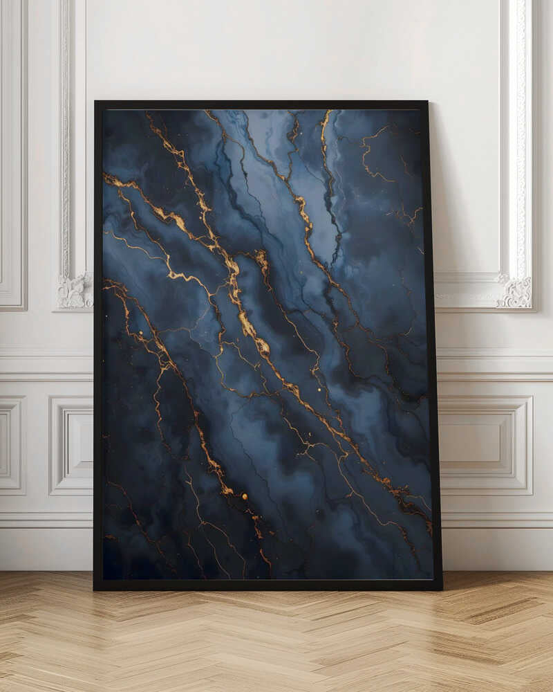 Wall art Blackout With Gold Vibes-canvas prints-DECOROLALA