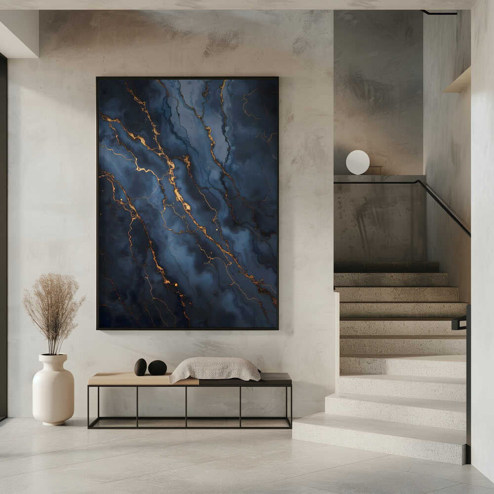 Wall art Blackout With Gold Vibes-canvas prints-DECOROLALA