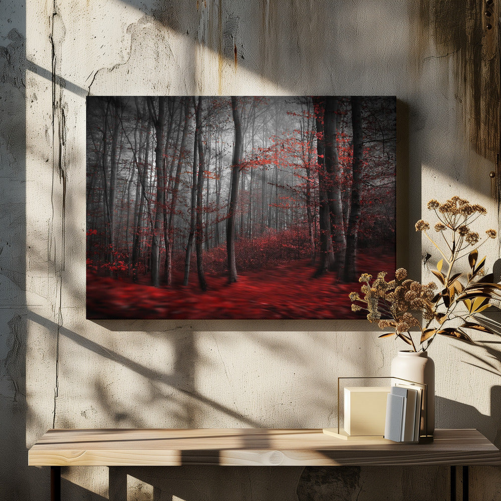 Wall art Bloody River-Canvas Print-DECOROLALA