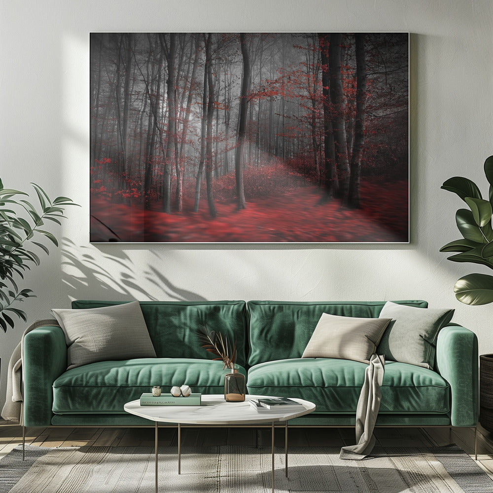 Wall art Bloody River-Canvas Print-DECOROLALA