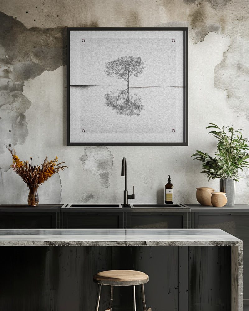 Wall art Broken canvas.-Canvas Print-DECOROLALA