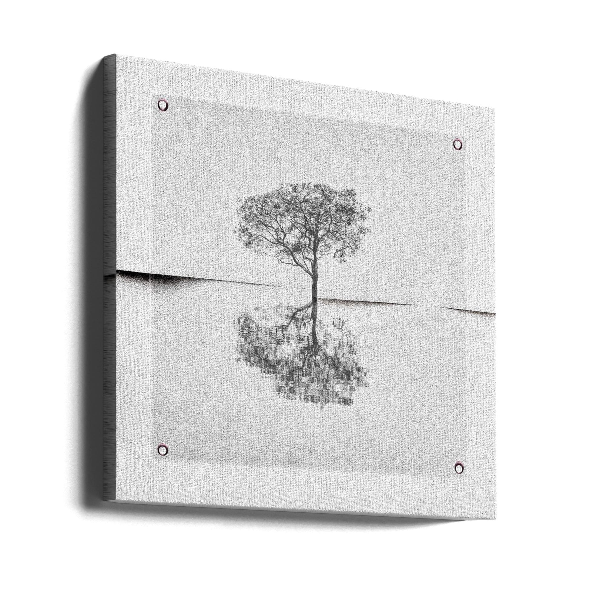 Wall art Broken canvas.-Canvas Print-DECOROLALA