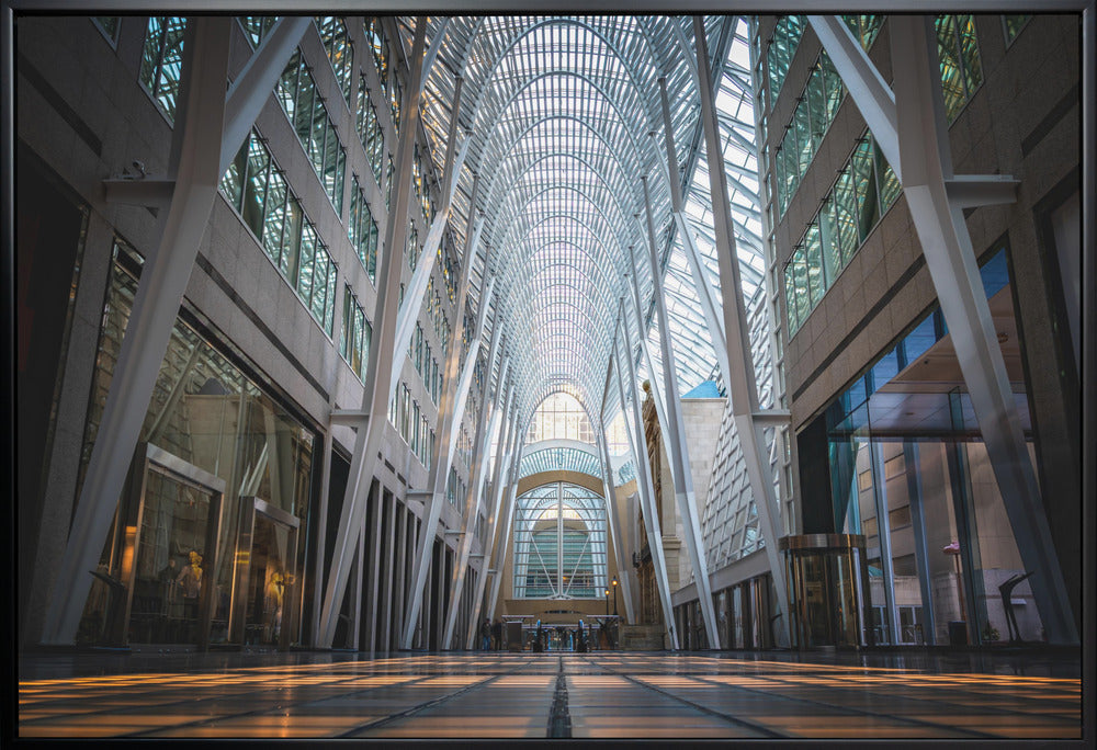 Wall art Brookfield Place, a poetic hymn of light & symmetry-Canvas Print-DECOROLALA