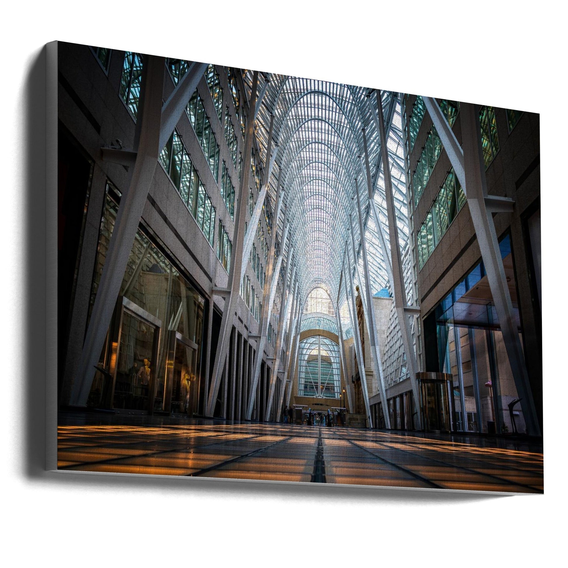 Wall art Brookfield Place, a poetic hymn of light & symmetry-Canvas Print-DECOROLALA
