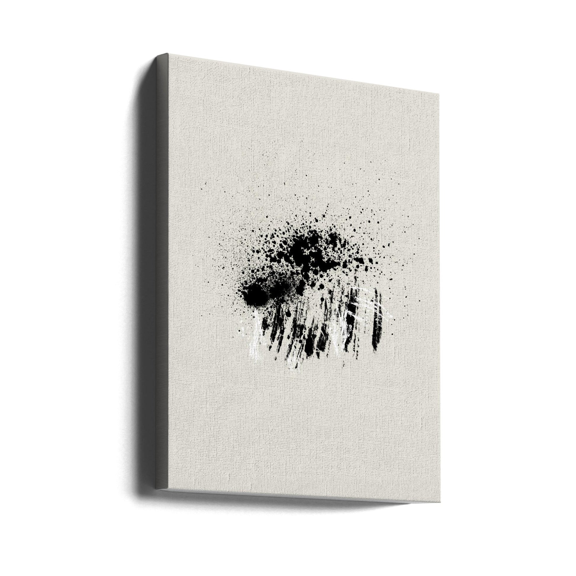 Wall art Brush splatters #3-canvas-DECOROLALA