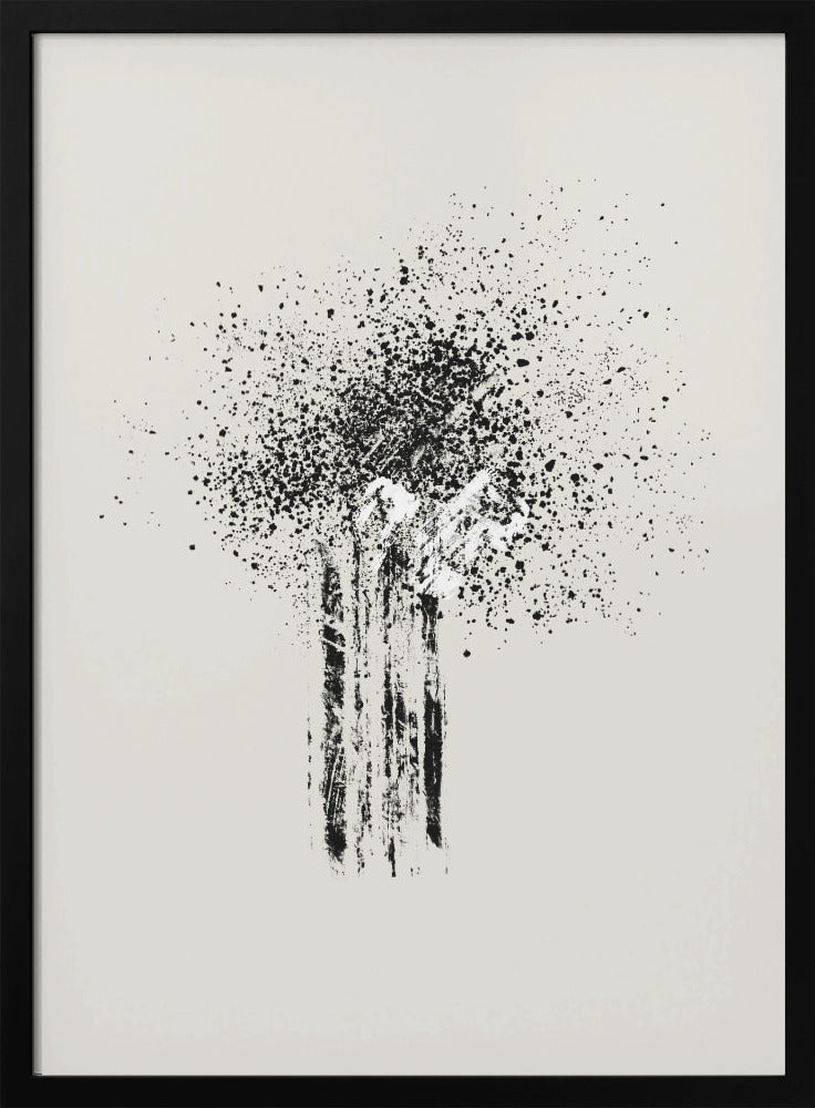 Wall art Brush splatters #5-canvas-DECOROLALA