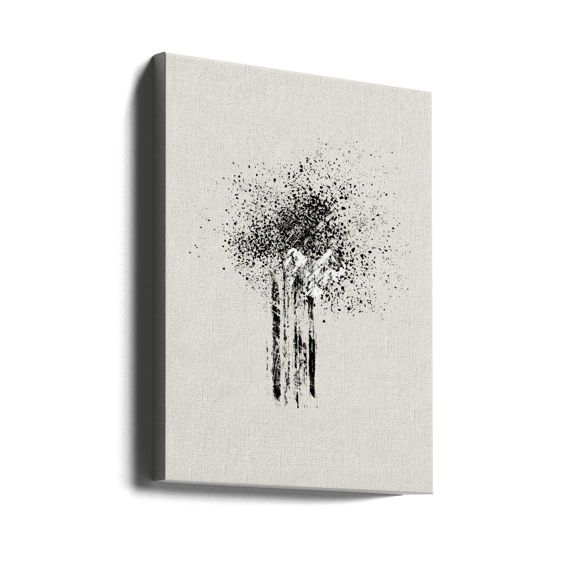 Wall art Brush splatters #5-canvas-DECOROLALA