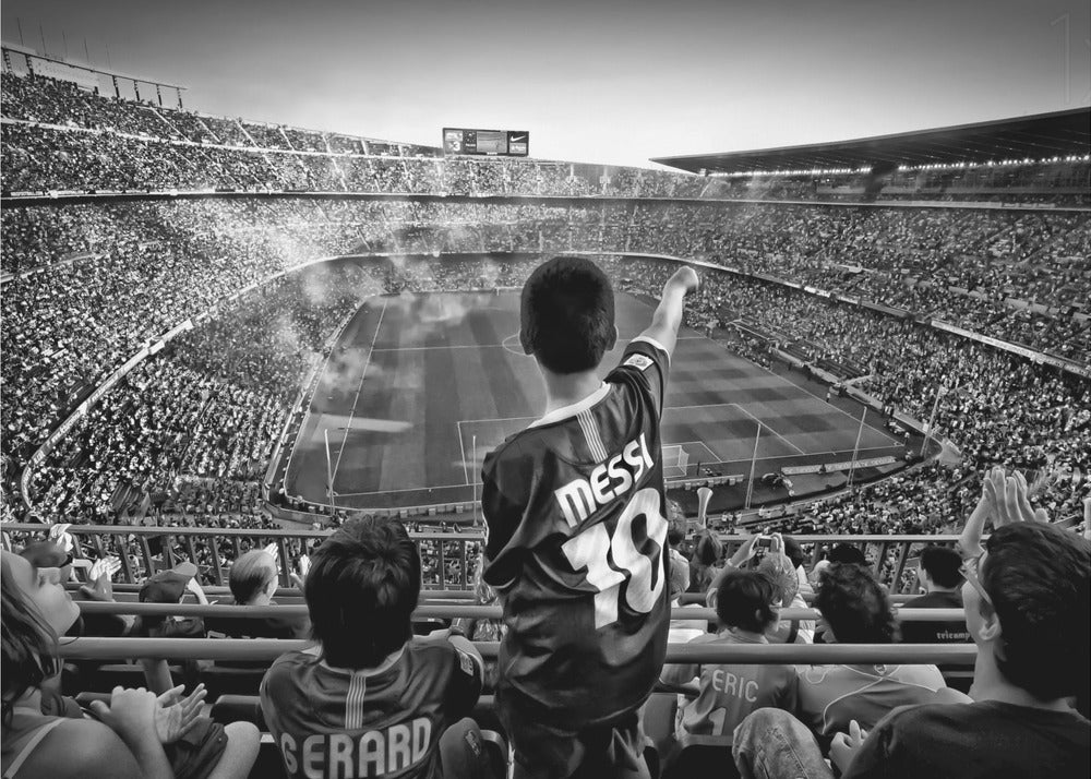 Wall art Cathedral of Football-Canvas Print-DECOROLALA