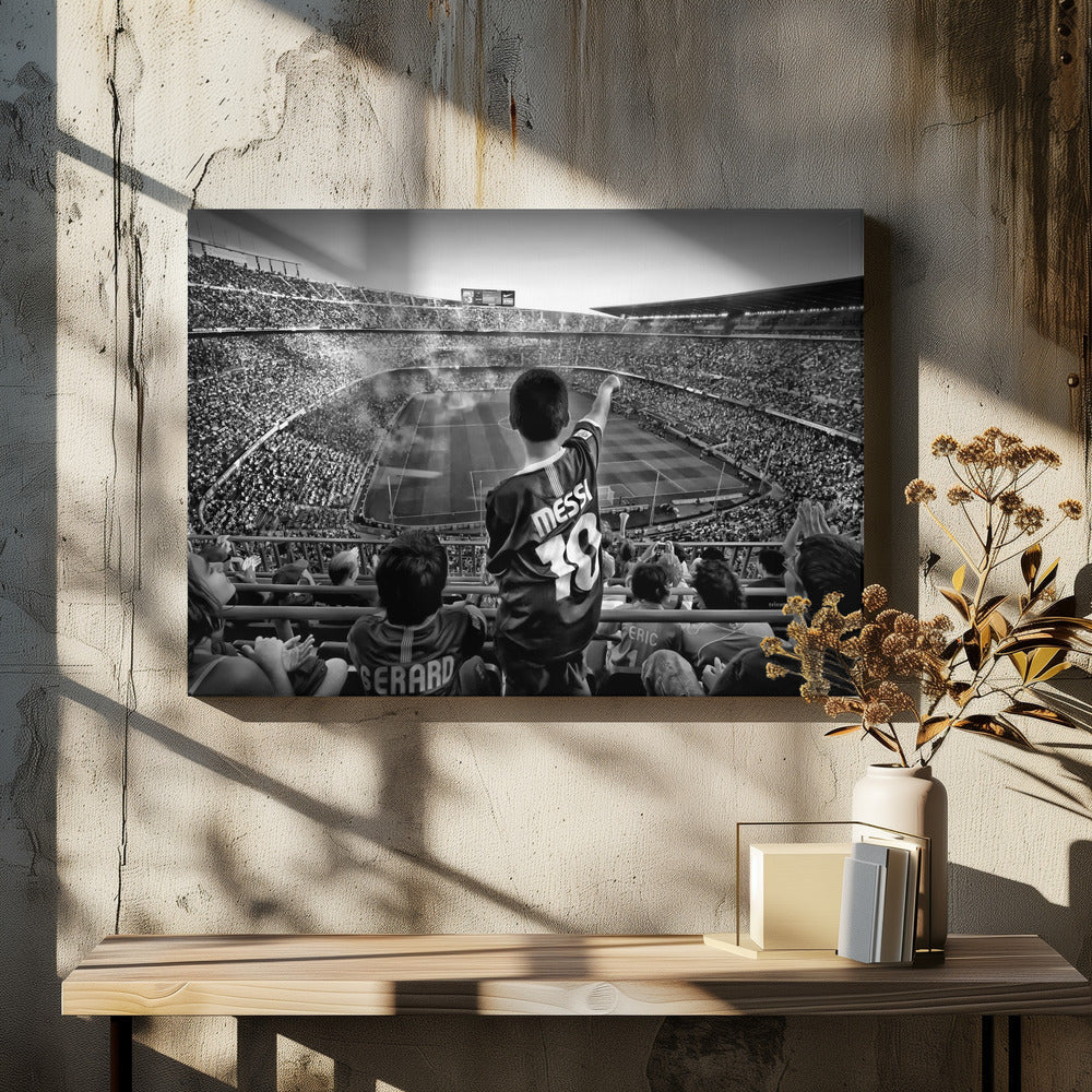 Wall art Cathedral of Football-Canvas Print-DECOROLALA