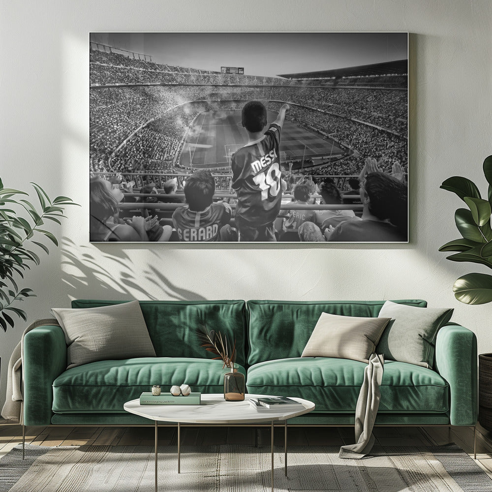 Wall art Cathedral of Football-Canvas Print-DECOROLALA