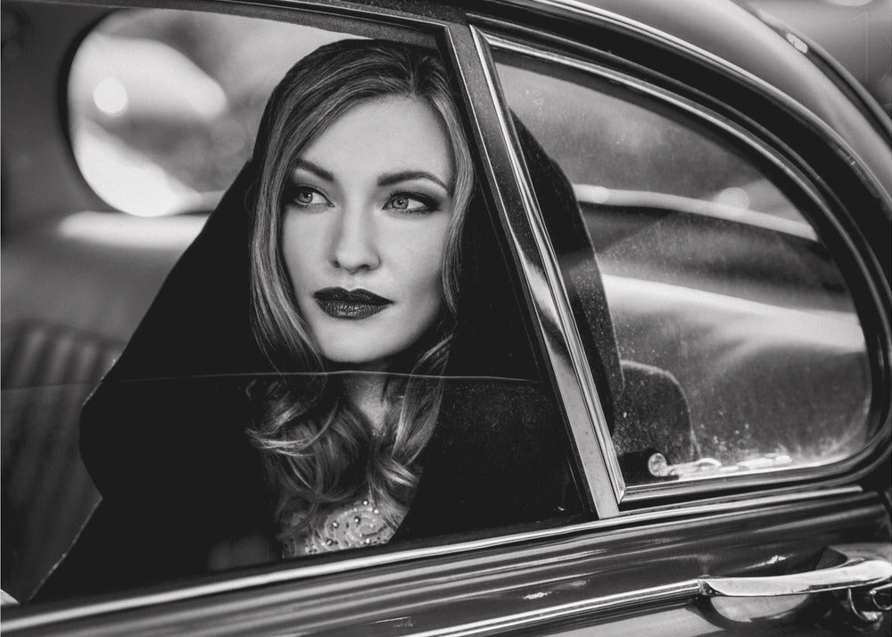 Wall art Caught in a moment of absence...-Canvas Print-DECOROLALA