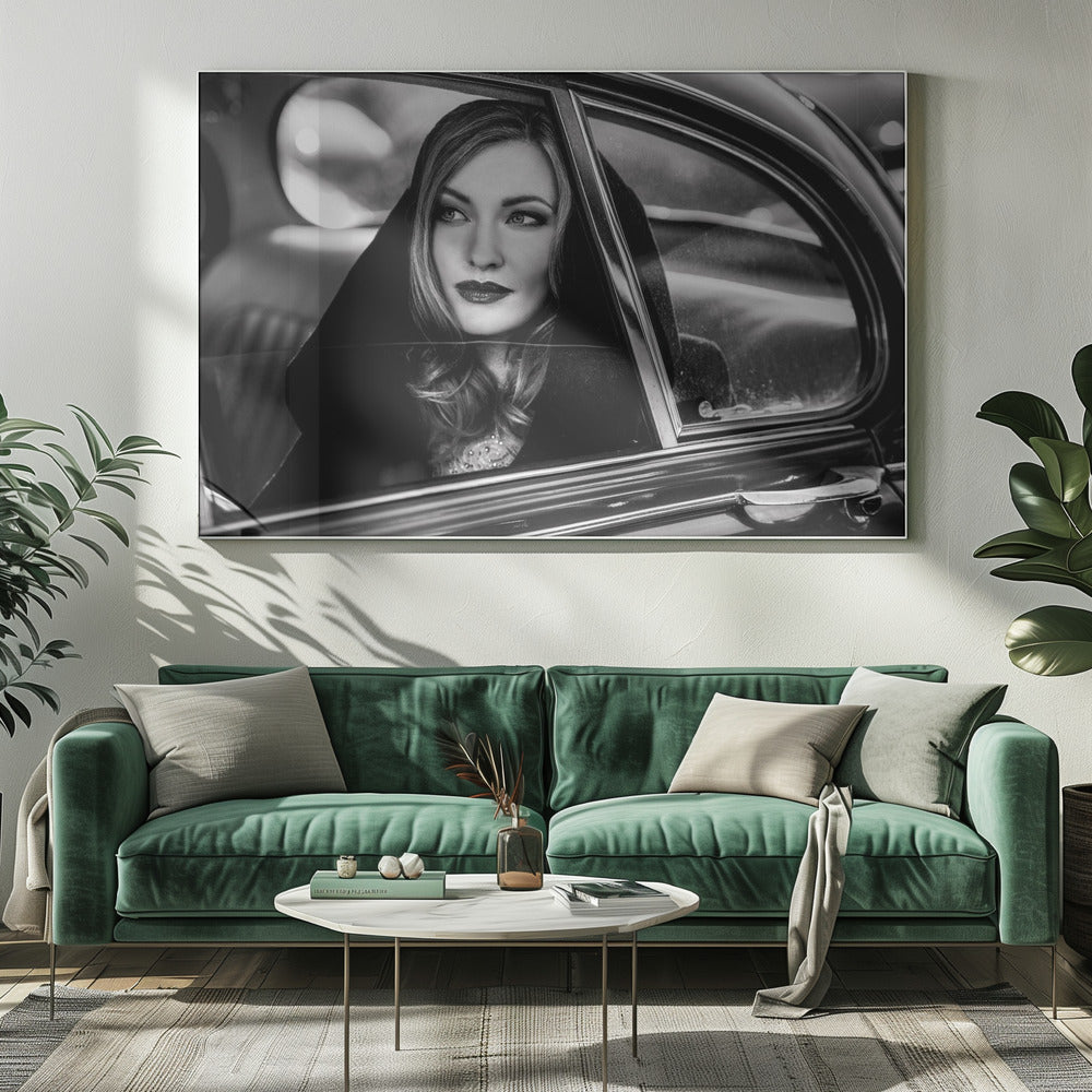 Wall art Caught in a moment of absence...-Canvas Print-DECOROLALA