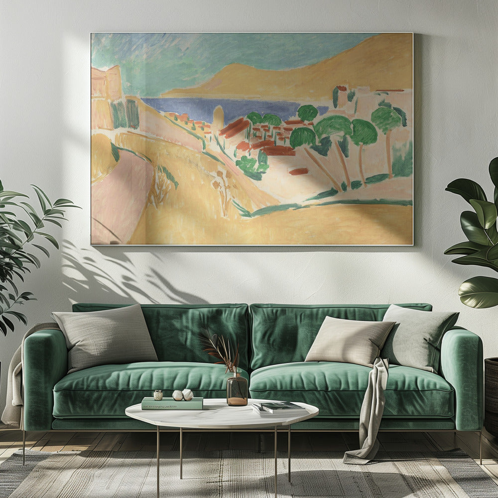 Wall art Collioure En Aout-Canvas Print-DECOROLALA