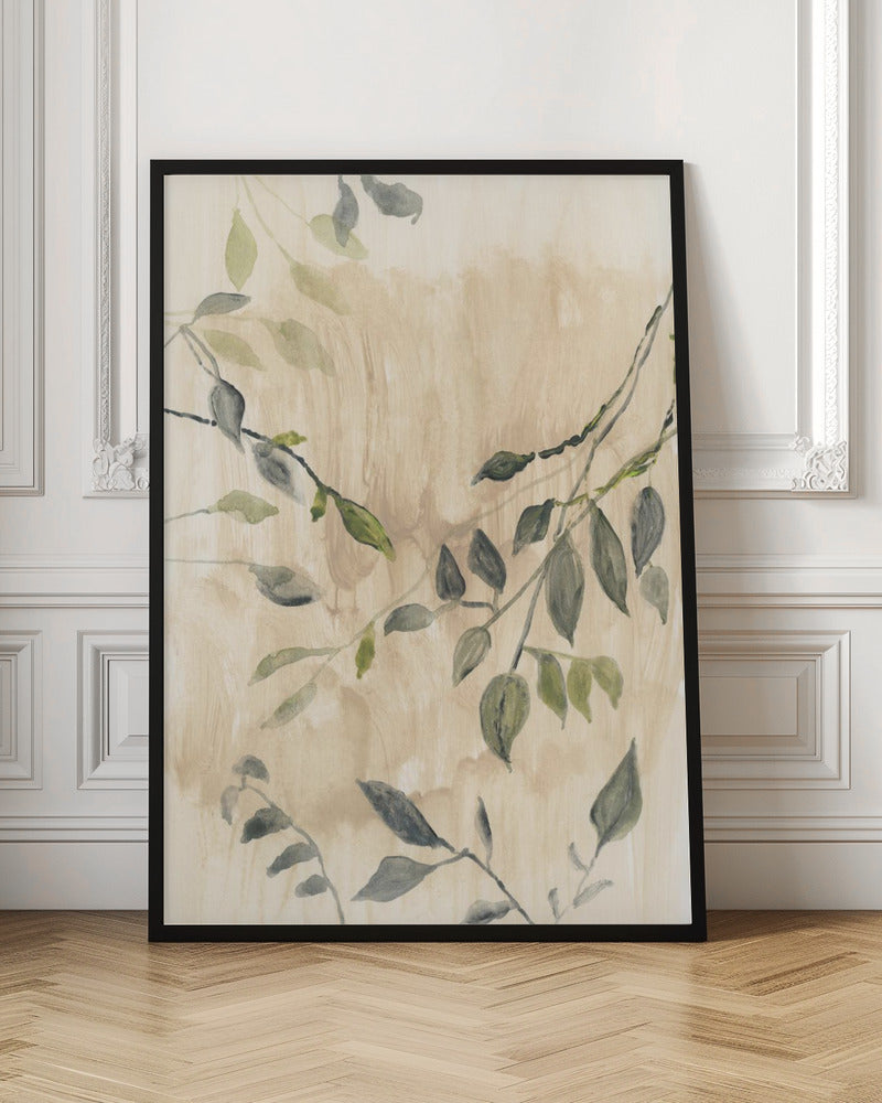 Wall art Colour Washed Leaves No1-Canvas Print-DECOROLALA