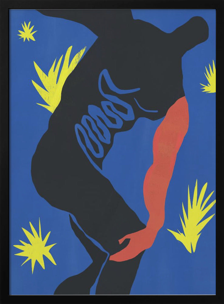 Wall art Cut out paper sport figurine-canvas-DECOROLALA