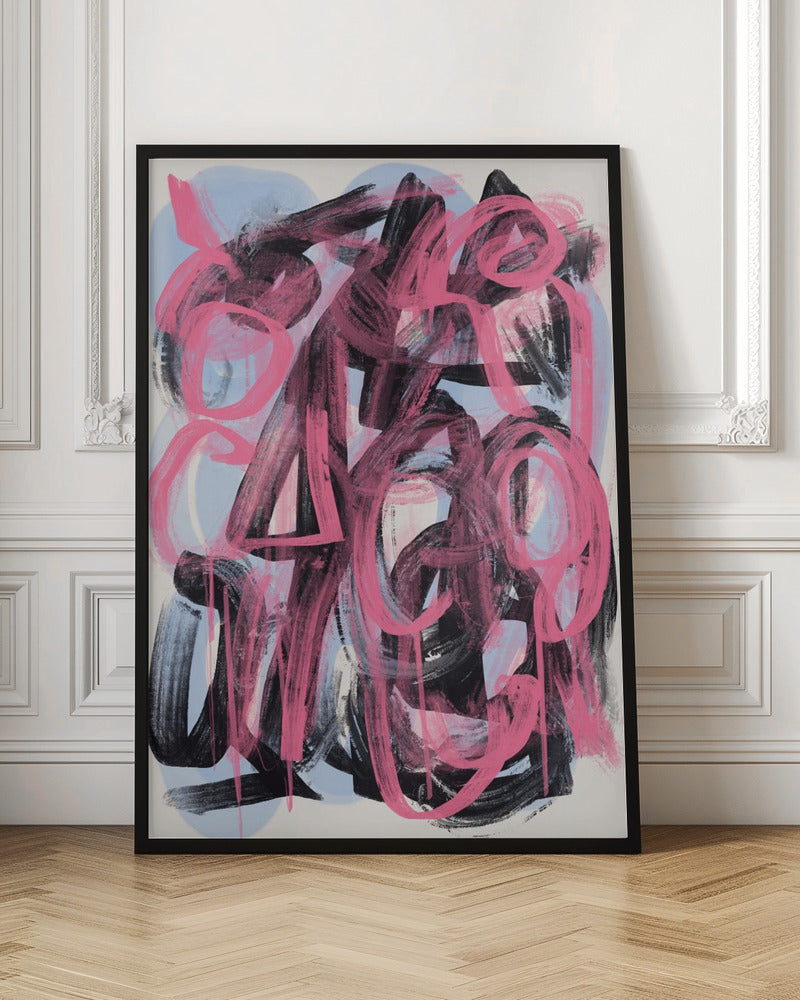 Wall art Dry brush abstract-canvas-DECOROLALA