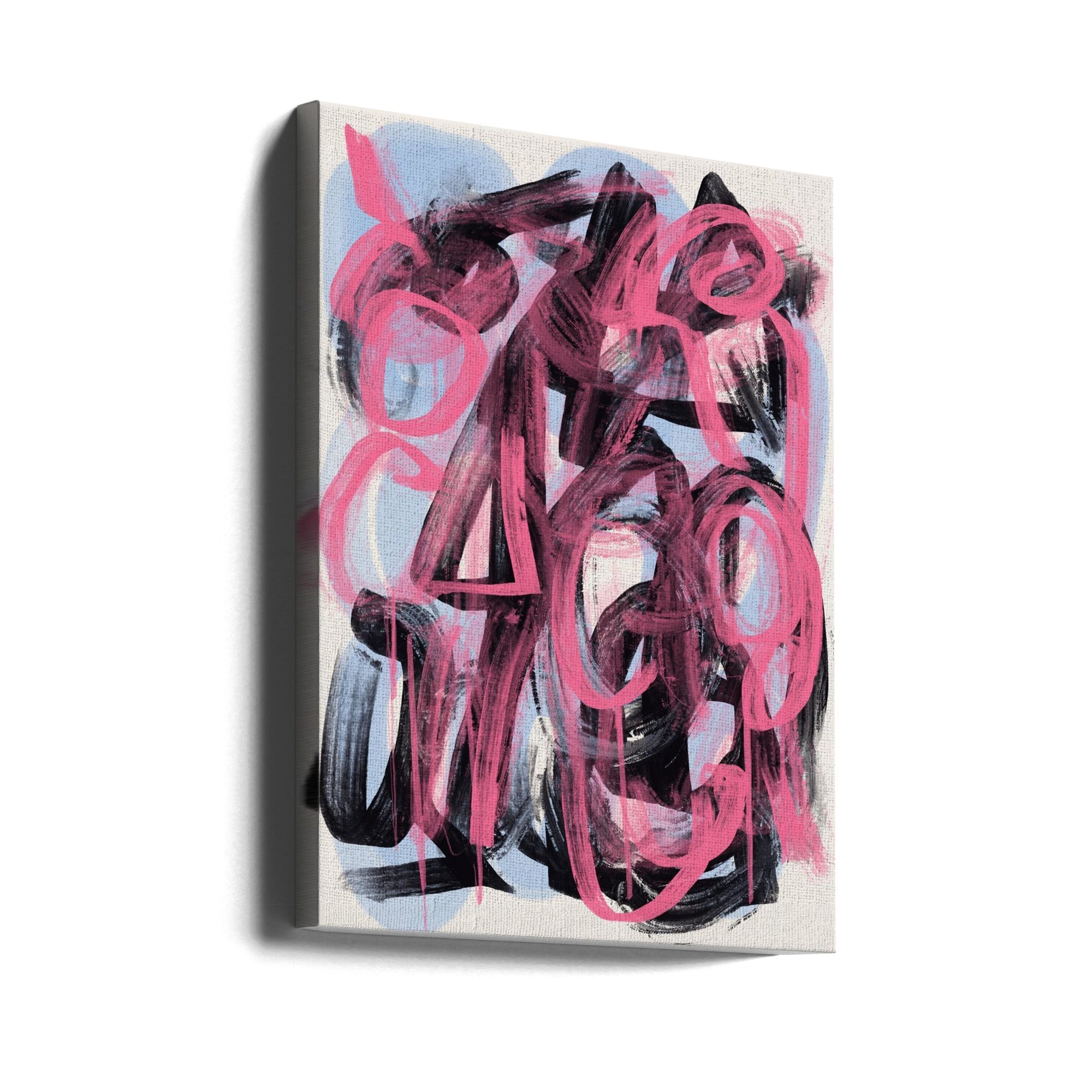 Wall art Dry brush abstract-canvas-DECOROLALA