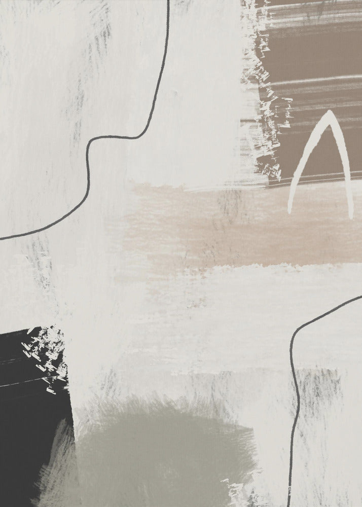 Wall art Earthly shapes-canvas-DECOROLALA