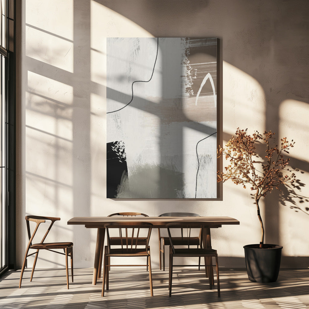 Wall art Earthly shapes-canvas-DECOROLALA