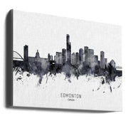 Wall art Edmonton Canada Skyline-Canvas Print-DECOROLALA