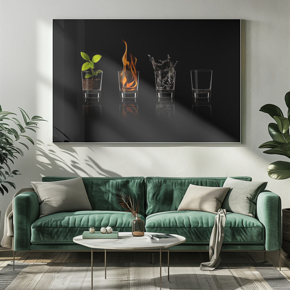 Wall art Elements...-Canvas Print-DECOROLALA