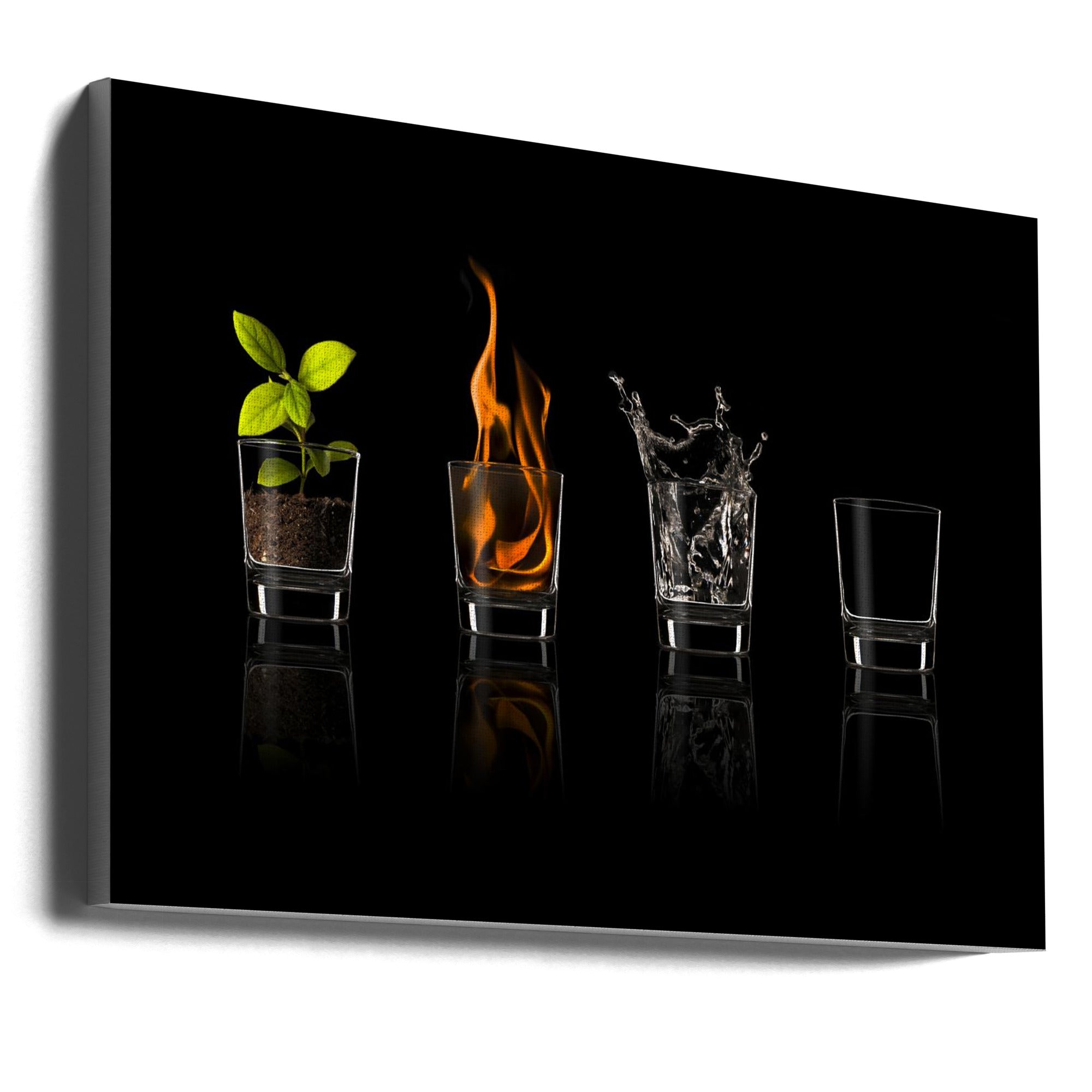 Wall art Elements...-Canvas Print-DECOROLALA