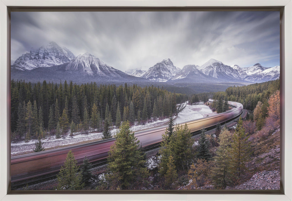 Wall art Fast train-Canvas Print-DECOROLALA