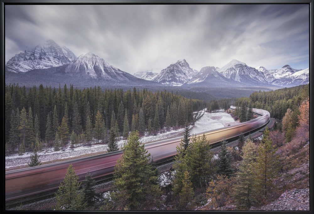 Wall art Fast train-Canvas Print-DECOROLALA