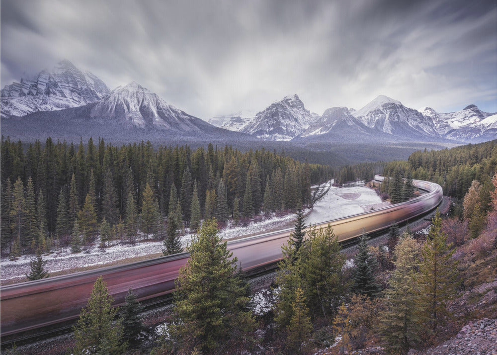 Wall art Fast train-Canvas Print-DECOROLALA