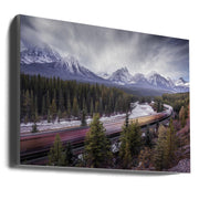 Wall art Fast train-Canvas Print-DECOROLALA