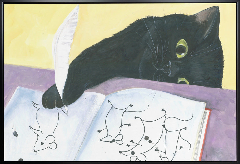 Wall art Feline Imagination-Canvas Print-DECOROLALA