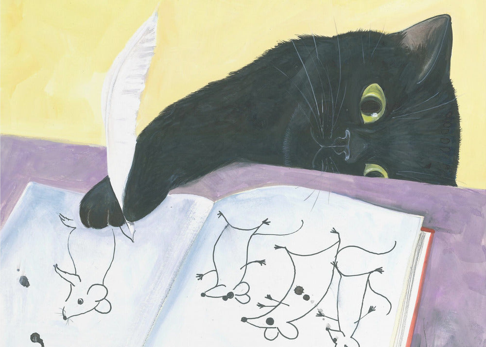 Wall art Feline Imagination-Canvas Print-DECOROLALA