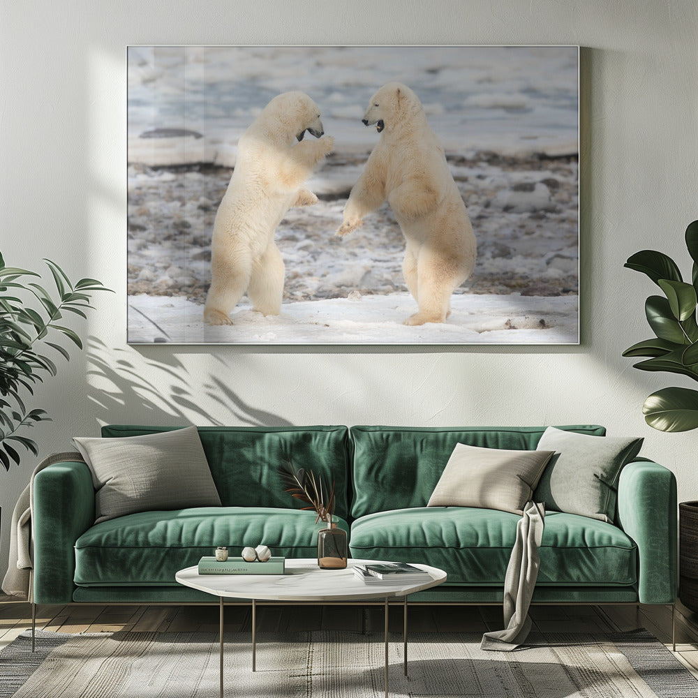 Wall art Fight !-Canvas Print-DECOROLALA
