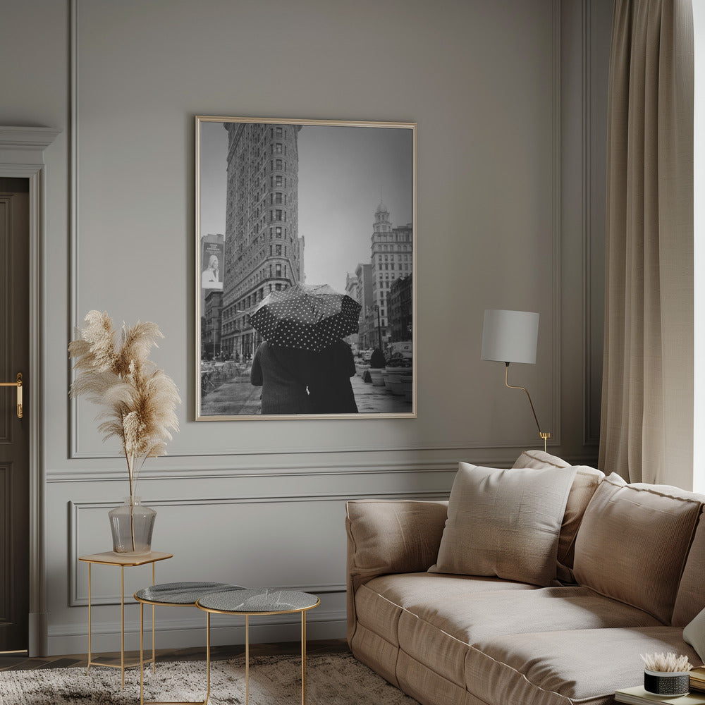 Wall art Flatiron Rainy Day Ii.-Canvas Print-DECOROLALA