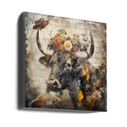 Wall art Floral Animals Vintage Art Illustration 09-canvas-DECOROLALA