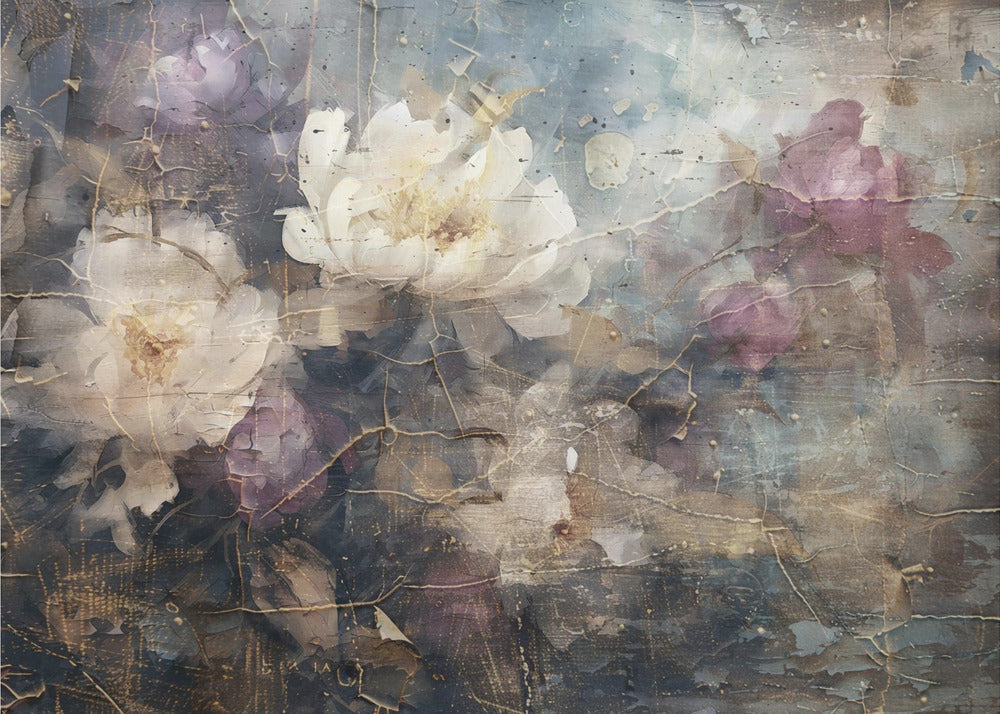 Wall art Flower Floral Art Illustration Wallart 001-canvas-DECOROLALA