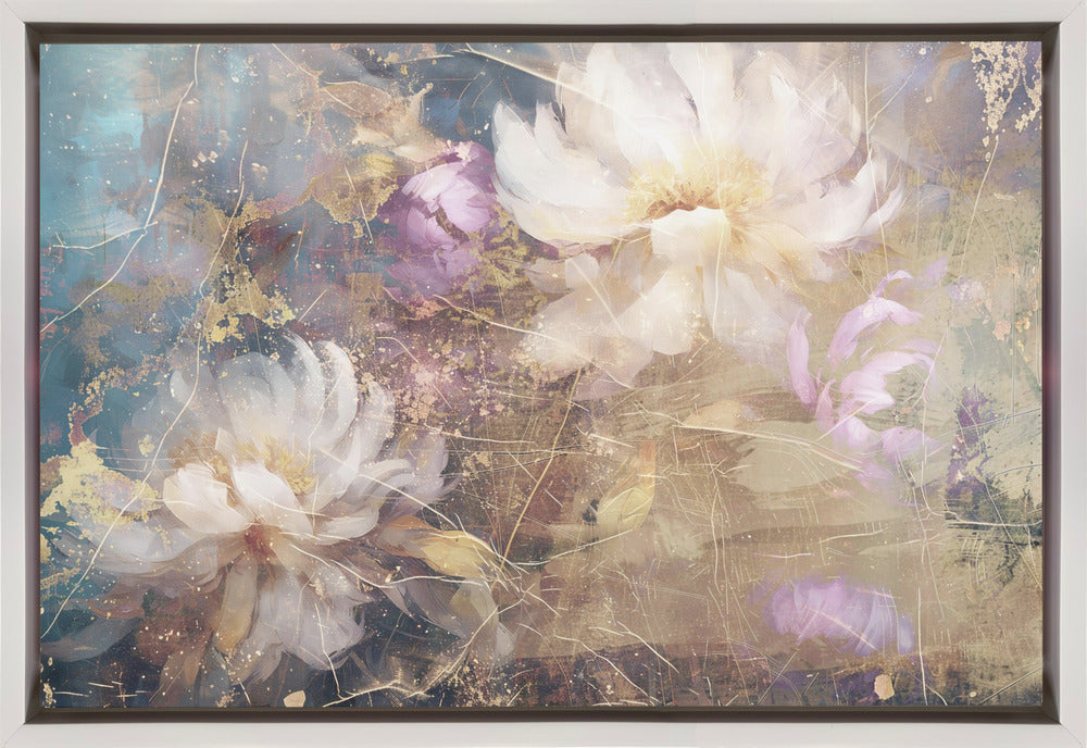 Wall art Flower Floral Art Illustration Wallart 002-canvas-DECOROLALA