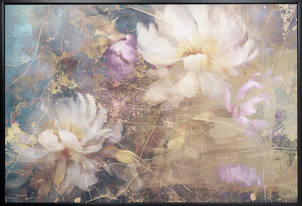 Wall art Flower Floral Art Illustration Wallart 002-canvas-DECOROLALA