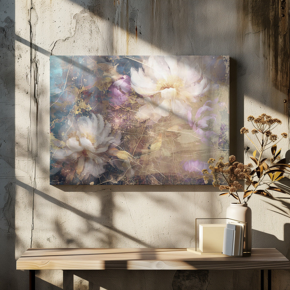 Wall art Flower Floral Art Illustration Wallart 002-canvas-DECOROLALA