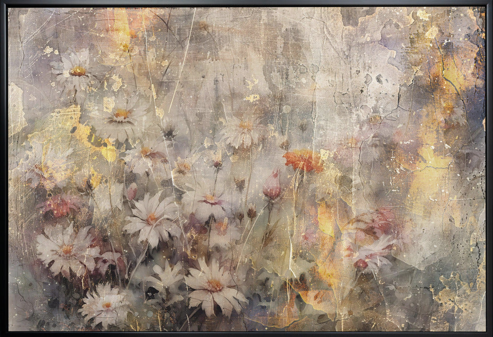 Wall art Flower Floral Art Illustration Wallart 010-canvas-DECOROLALA