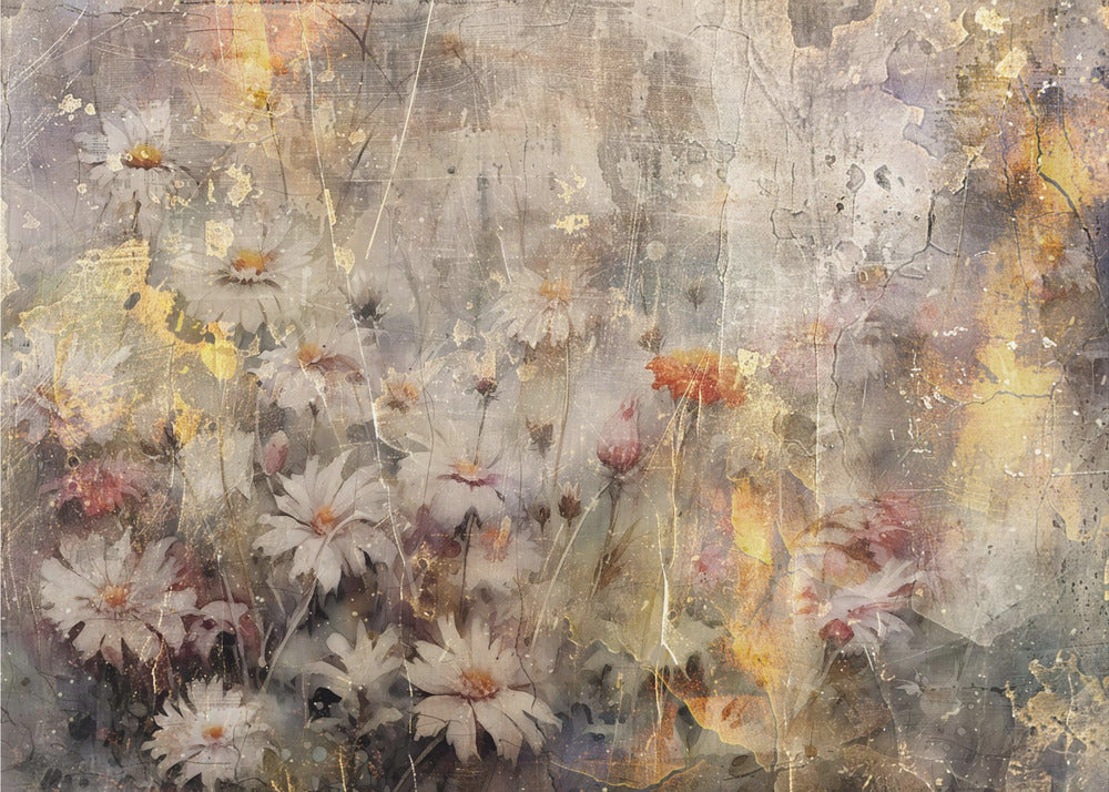 Wall art Flower Floral Art Illustration Wallart 010-canvas-DECOROLALA