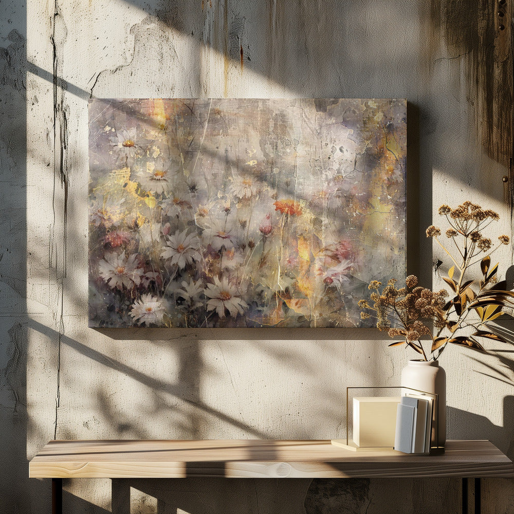 Wall art Flower Floral Art Illustration Wallart 010-canvas-DECOROLALA