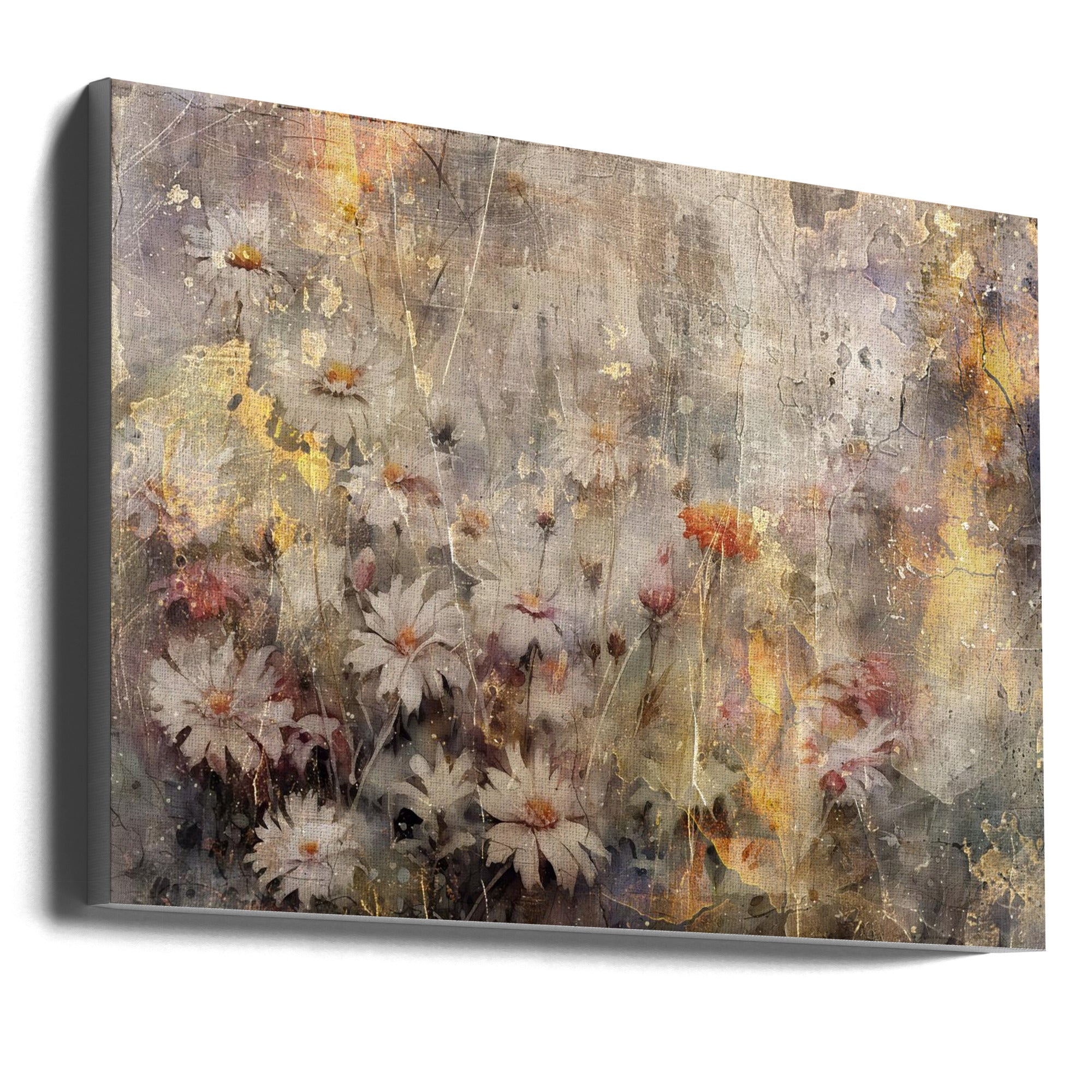 Wall art Flower Floral Art Illustration Wallart 010-canvas-DECOROLALA