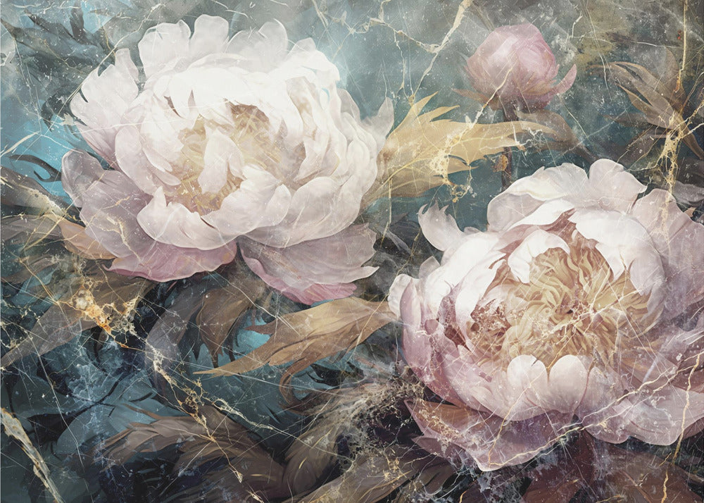 Wall art Flower Floral Art Illustration Wallart 014-canvas-DECOROLALA