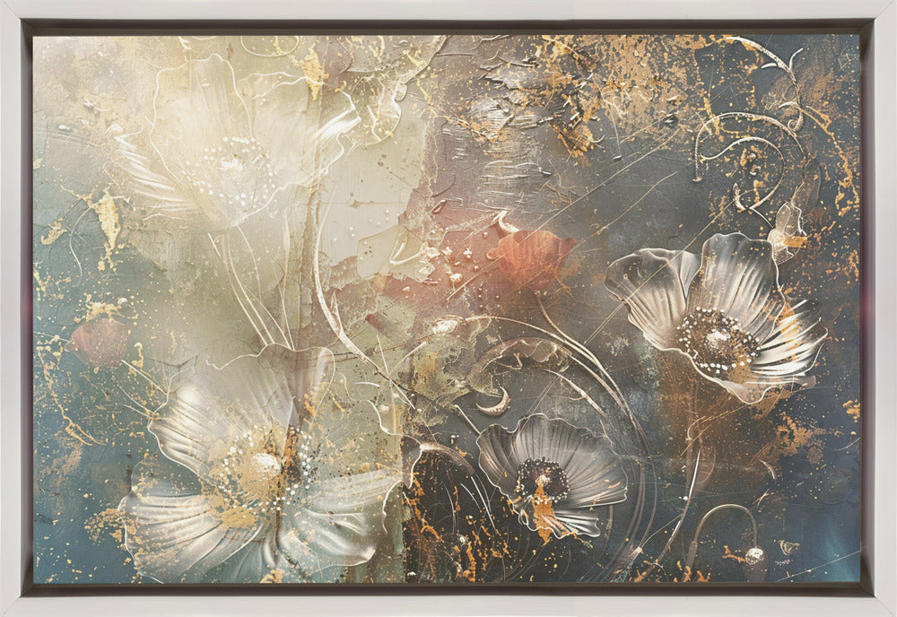 Wall art Flower Floral Art Illustration Wallart 042-canvas-DECOROLALA